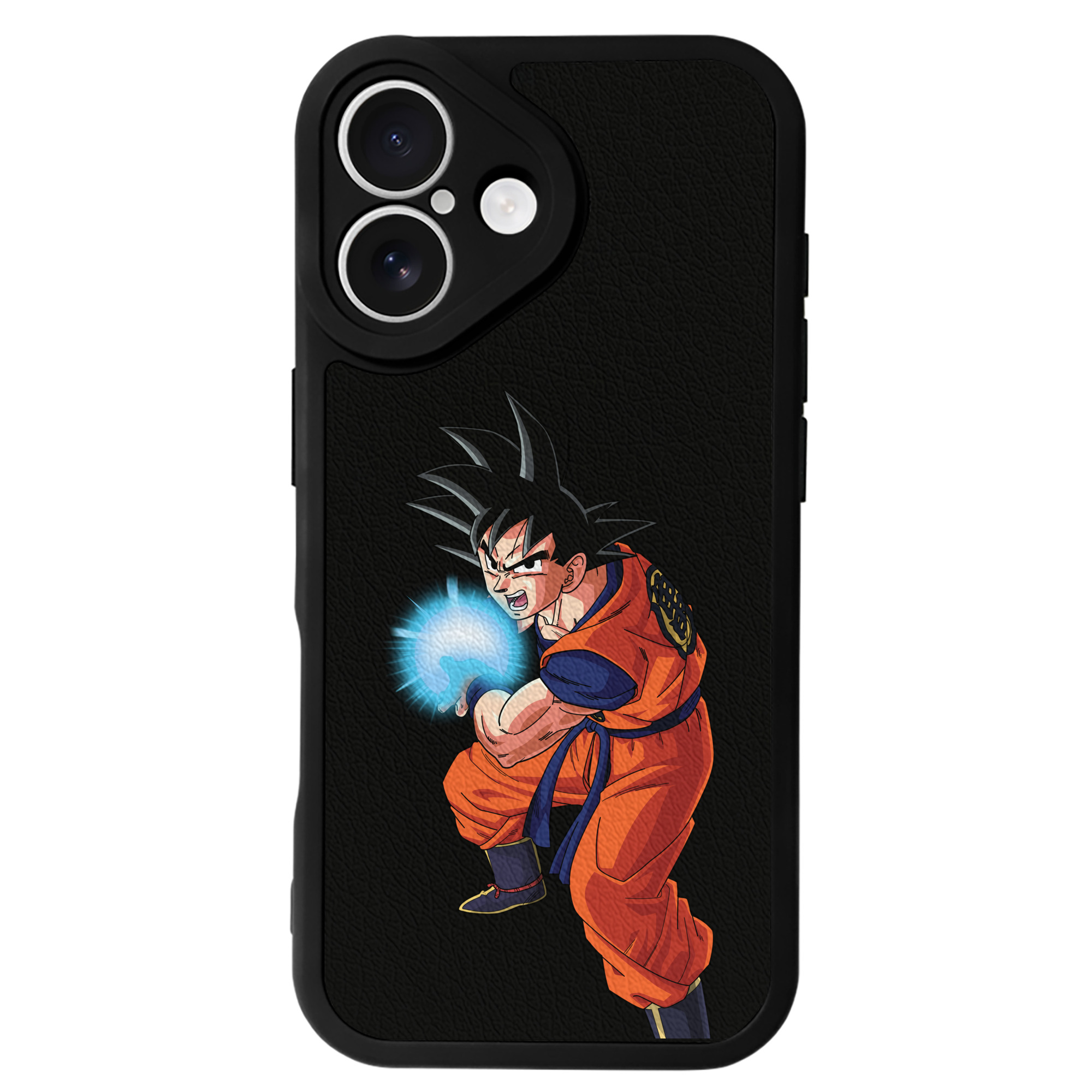 （画像用） ドラゴンボール 孫悟空（そん ごくう）Son Goku カカロット DRAGON BALL Kakarotto 【iPhone 16シリーズ対応】シリコンスマホケース（レザー調） 材質：シリコン